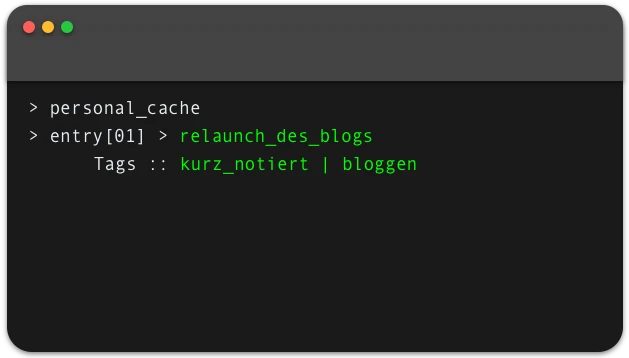 Neustart des Blogs