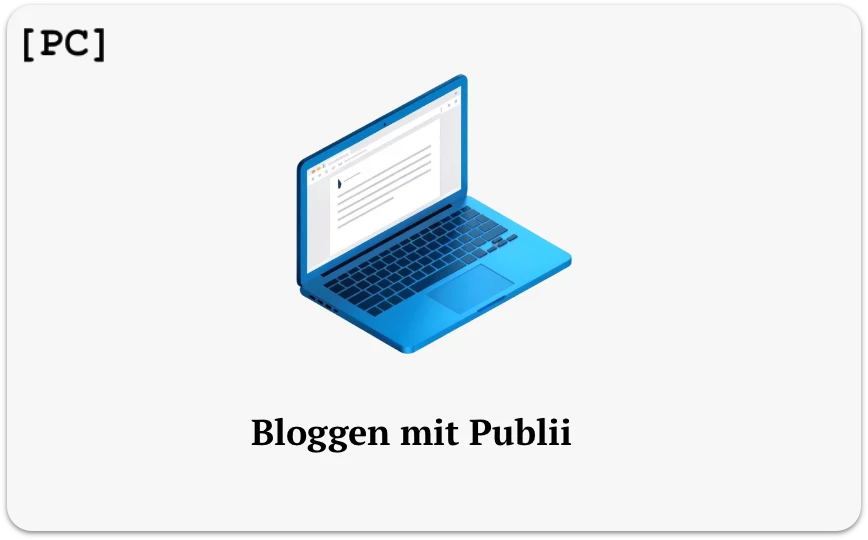 Bloggen mit Publii