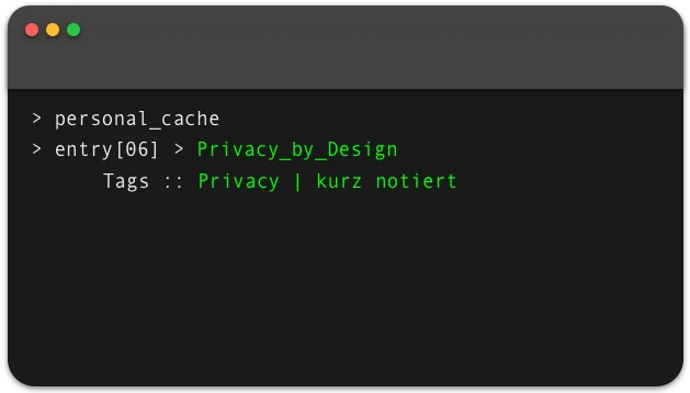 Privacy by Design