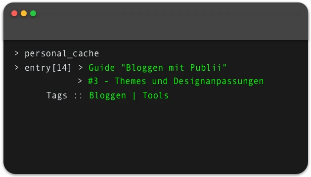 Von Wordpress zu Publii - Themes und Designanpassungen - Teil 3 des Guides
