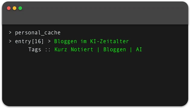 Bloggen im KI-Zeitalter