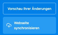 Webseite mit dem Server synchronisieren.